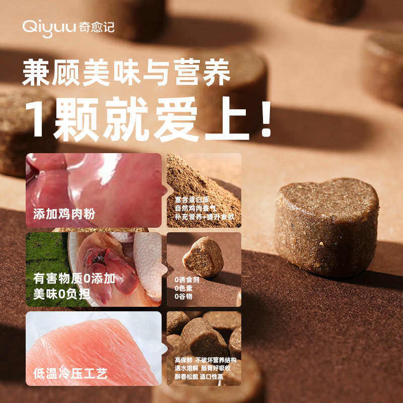 奇愈记美皮毛营养脆脆酥猫咪狗狗美毛亮毛爆毛护肤冻干鱼油omega3,淘宝优惠券,粉丝福利购,淘宝优惠卷