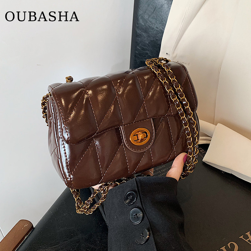 高级感超火小香风包包女式2025新款秋冬斜挎包轻奢小众菱格链条包,淘宝优惠券,粉丝福利购,淘宝优惠卷