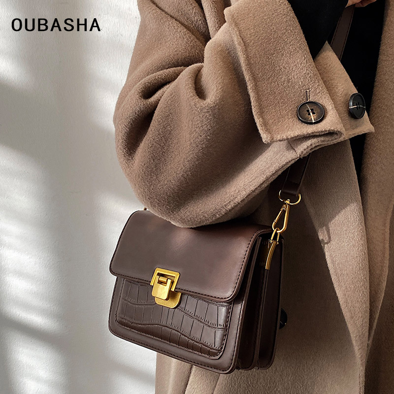 高级质感超火小包包女式2025新款秋冬轻奢小众设计单肩斜挎小方包 - 图1