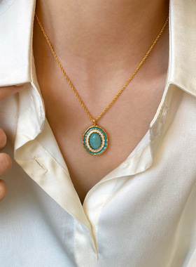 方奶奶轻奢小众复古耳环女