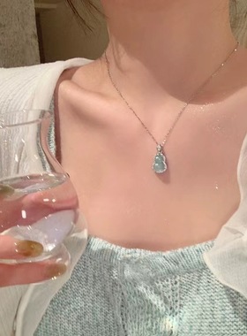 方奶奶新中式玉葫芦项链配饰女