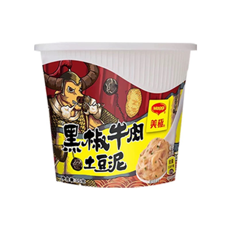 雀巢出品美极土豆泥45g*12盒4口味组合装早餐夜宵代餐方便速食汤 - 图1