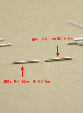 999足银养耳洞简约风隐形消炎棒