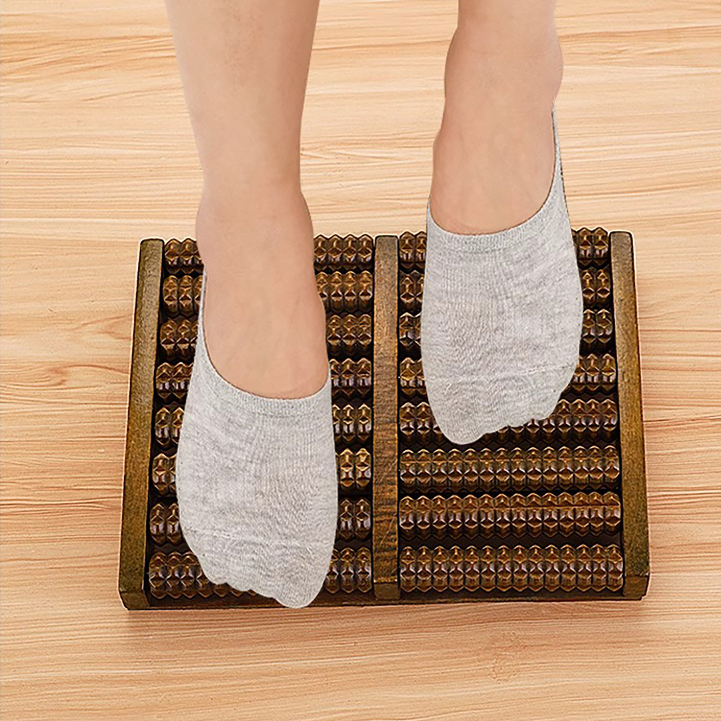 脚底按摩器足疗按滚脚神器木质实木家用脚踩穴位足部足底按摩滚轮,淘宝优惠券,粉丝福利购,淘宝优惠卷