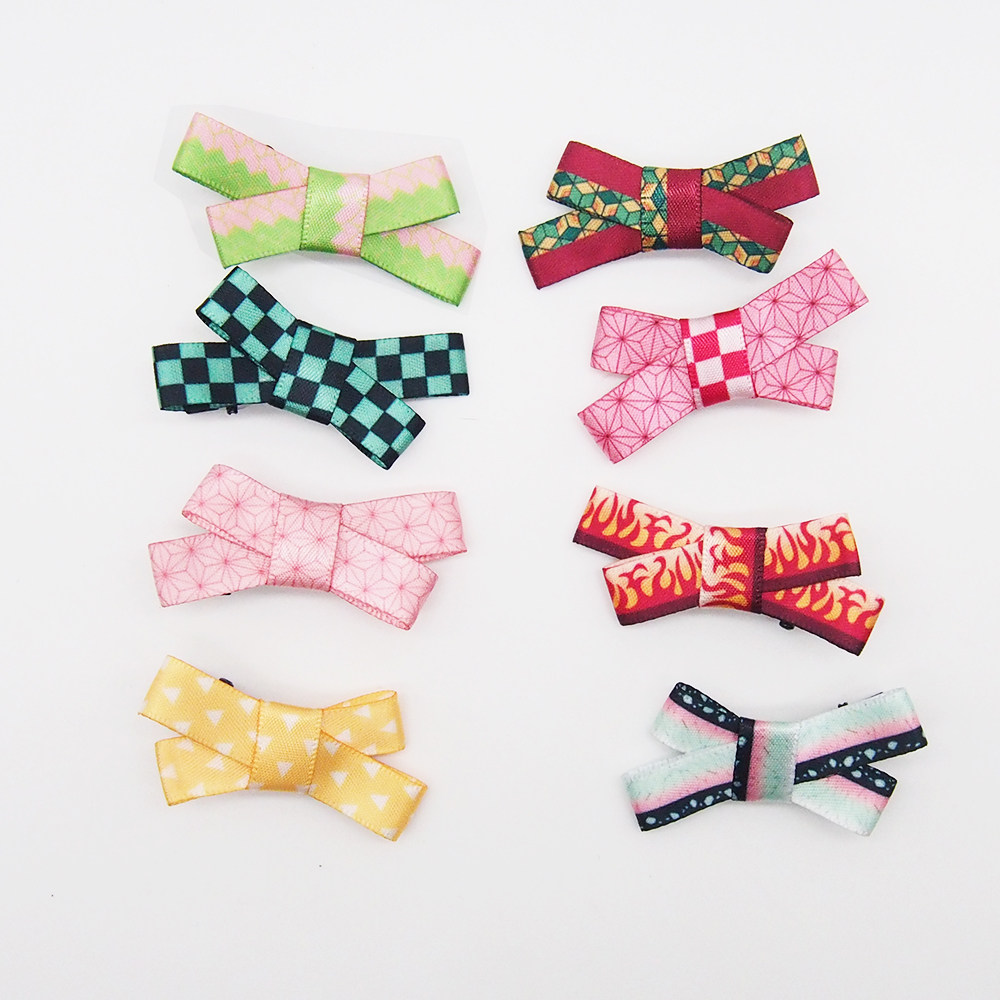 鬼灭之刃发夹祢豆子蝴蝶结蝶炭治郎勇柱恋柱头饰可爱边夹夹子,淘宝优惠券,粉丝福利购,淘宝优惠卷