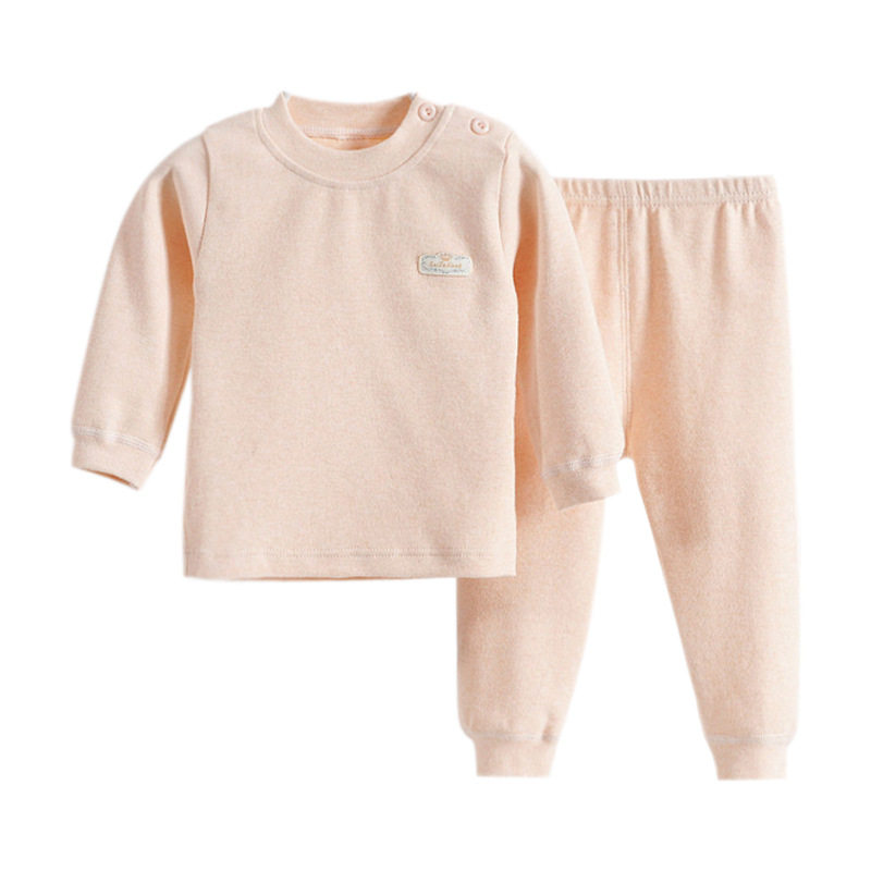 儿童纯棉秋衣秋裤男童女童舒绒彩棉宝宝套装婴儿秋冬全棉保暖内衣,淘宝优惠券,粉丝福利购,淘宝优惠卷