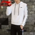 Li Ning mùa thu thể thao nam phù hợp với áo len trùm đầu Hàn Quốc quần áo bình thường sinh viên xu hướng áo trẻ - Cao bồi quần đũi nam Cao bồi