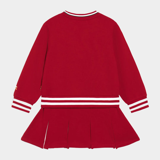 Lining/李宁正品女小童运动生活系列宽松休闲舒适连衣裙YSKT008