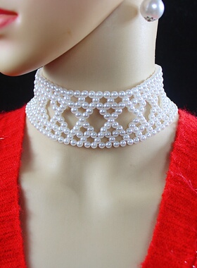 珍珠项链女装饰汉服配饰脖子饰品