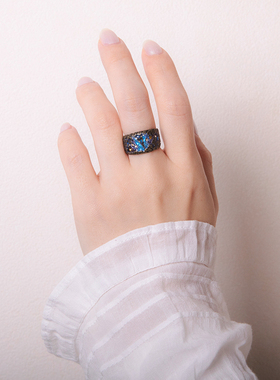 中性合金复古手工手作戒指原创