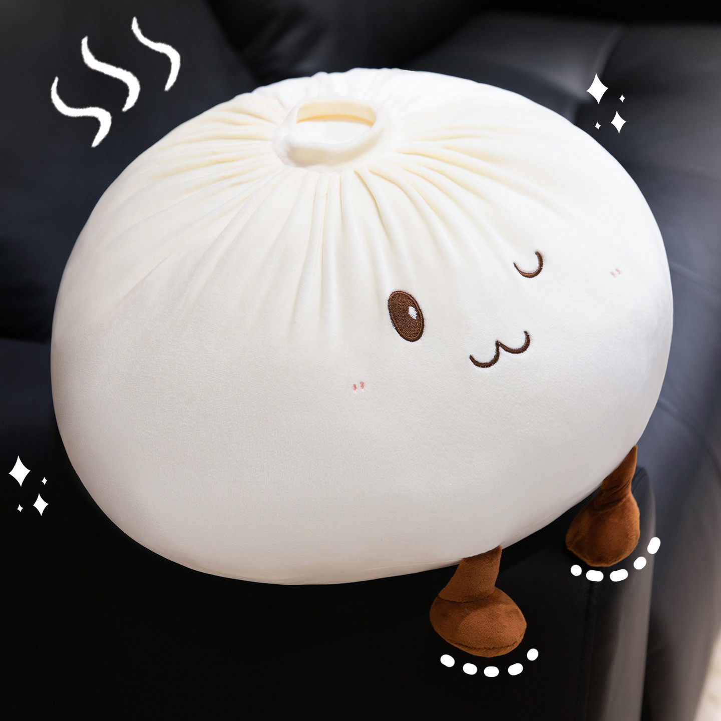 可爱大肉包子抱枕公仔毛绒玩具小笼包腰枕靠垫玩偶沙发床头枕头女,淘宝优惠券,粉丝福利购,淘宝优惠卷