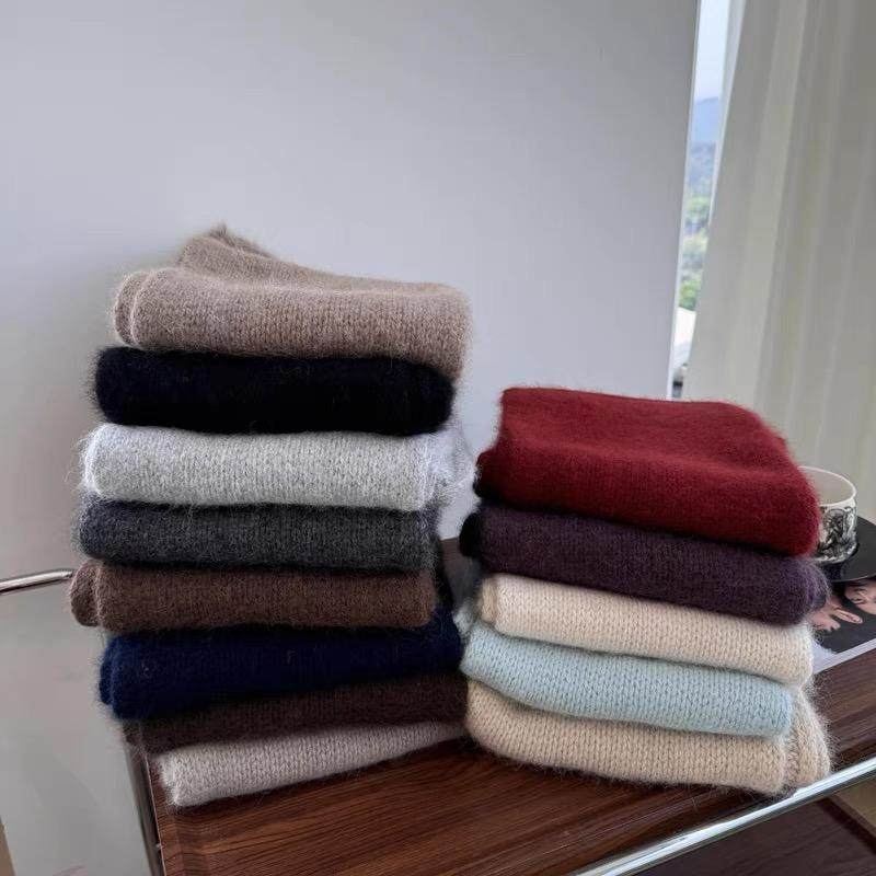 东大门新款高品质温柔紫色浣熊绒羊绒围巾高级感纯色百搭围脖披肩,淘宝优惠券,粉丝福利购,淘宝优惠卷