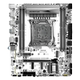 Jingyue X99 motherboard CPU set white ARGB divine light synchronization 2011 pin V3V4 game multiple opening