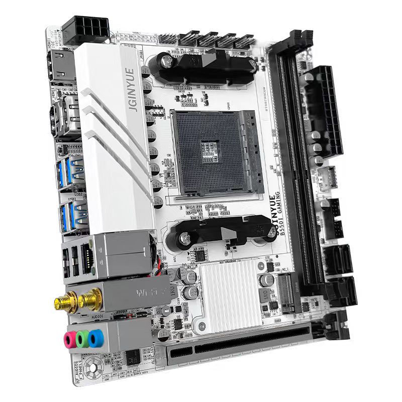 【正品】精粤B550i GAMING主板AM4锐龙R5CPU45代itx迷你B450i电脑 - 图0