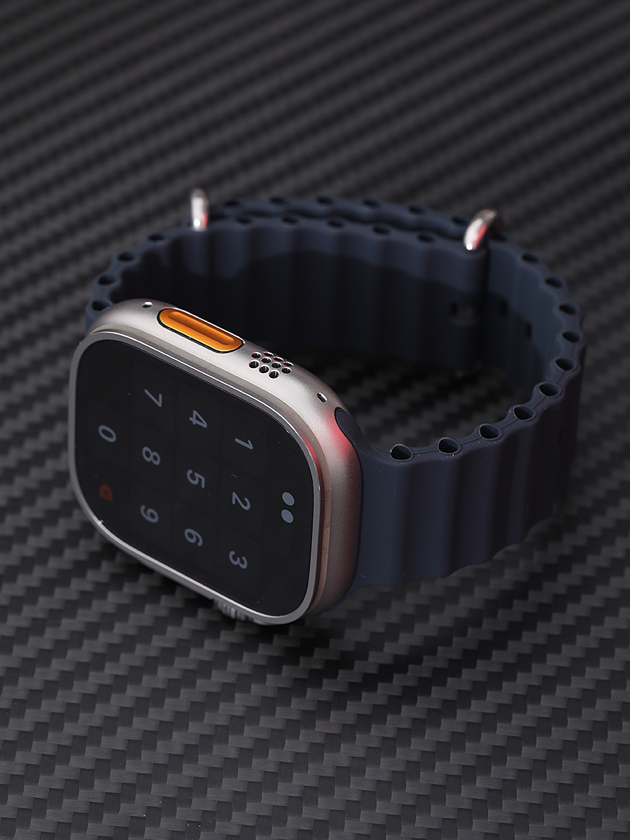 星图适用iwatc123456789se12代 ultra海洋表带硅胶柔软运动applewatch49mm45男女户外潮44/41/42潮个性ins风 - 图1