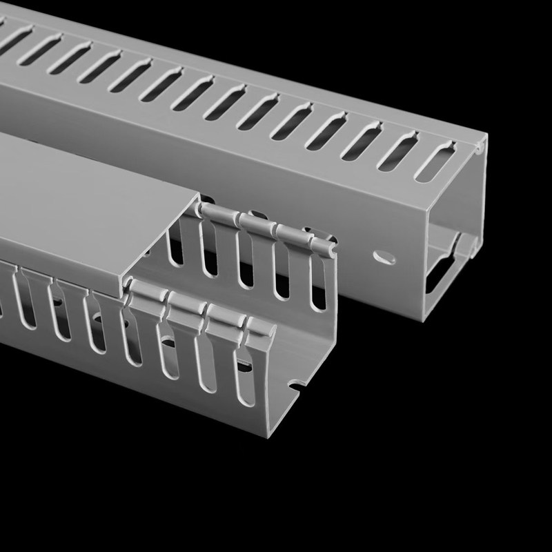 加厚款pvc阻燃线槽开口明装走线槽工业电箱配电柜子灰色U型行线槽,淘宝优惠券,粉丝福利购,淘宝优惠卷