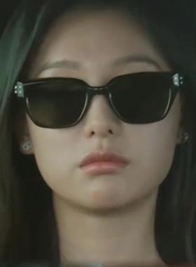 眼泪女王洪海仁同款墨镜防紫外线