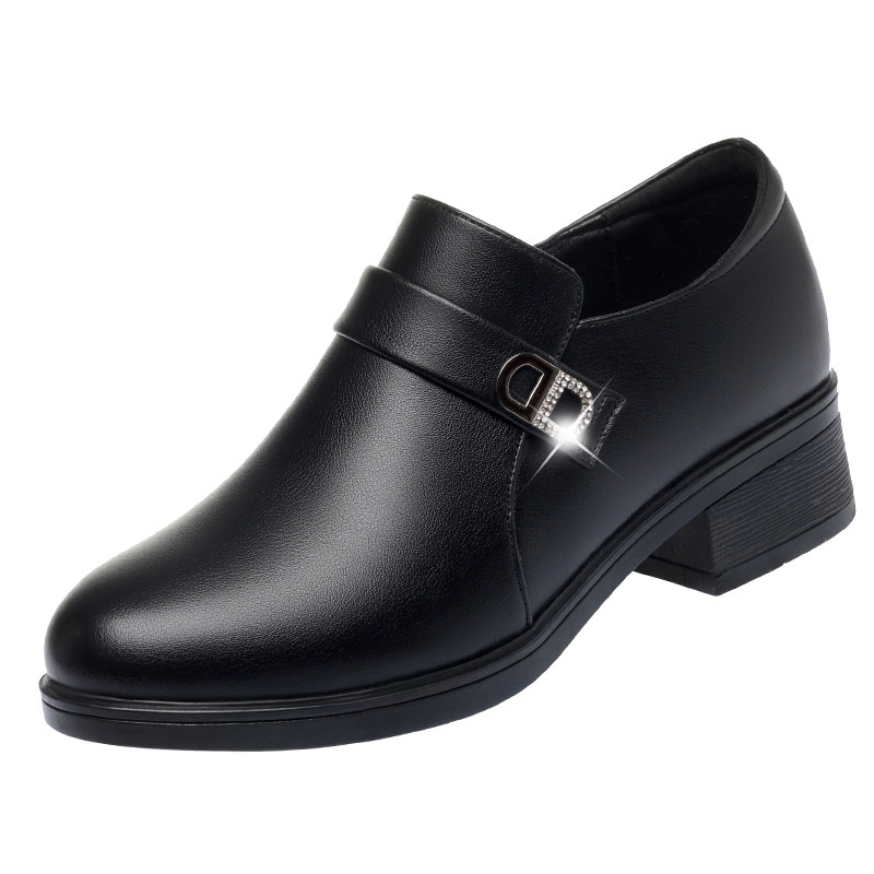 妈妈鞋春秋款久站不累鞋子软底舒适单鞋真皮圆头女鞋中老年皮鞋女,淘宝优惠券,粉丝福利购,淘宝优惠卷