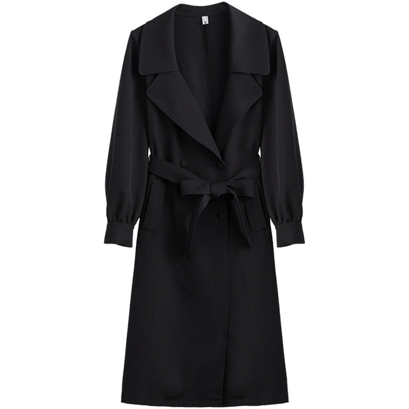 2020初秋新款时尚百搭收腰胖mm风衣 云妃秀大码女装