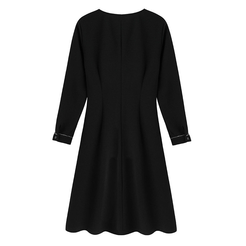 大码女装韩版娃娃领镶钻裙百搭裙 云妃秀大码女装