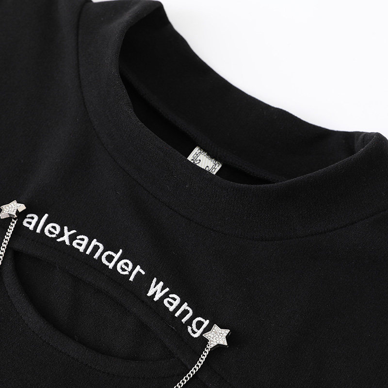 2020秋季新款圆领女装胖mm遮肉上衣 云妃秀大码女装