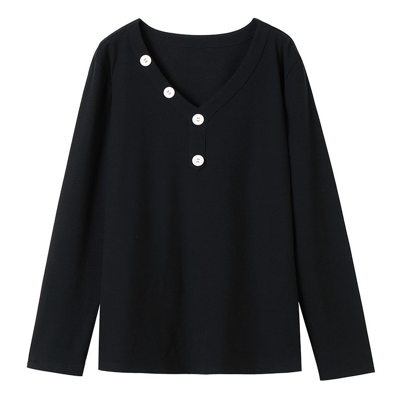 2020秋季新款韩版修身显瘦潮打底衫 云妃秀大码女装