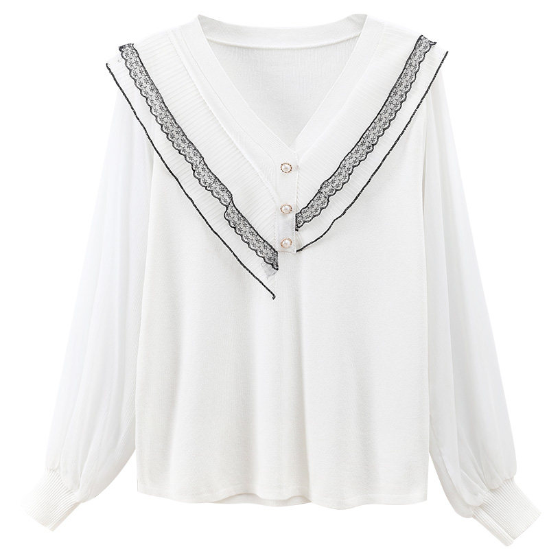 2020秋季新款胖mm显瘦遮肚子潮上衣 云妃秀大码女装