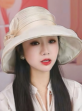 帽子女2026新款遮阳帽渔夫帽