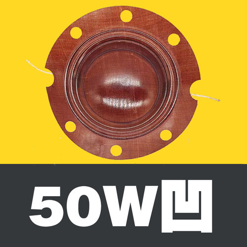 适用农村广播50W音圈 25W喇叭音圈号筒喇叭广播喇叭音膜25W凹音膜 - 图1