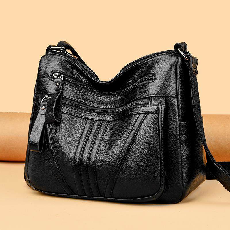 包包女2025新款斜挎包真皮时尚百搭多层大容量女士中年妈妈单肩包,淘宝优惠券,粉丝福利购,淘宝优惠卷