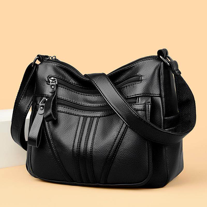 包包女2025新款斜挎包真皮时尚百搭多层大容量女士中年妈妈单肩包,淘宝优惠券,粉丝福利购,淘宝优惠卷
