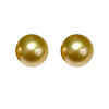 Really scientifically researched South Sea gold beads, strong tea gold pearls, bare beads, custom-made 18K gold diamond earrings, pendant rings