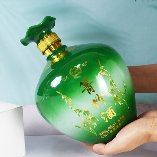 山西箐竹酒45度3斤坛装1.5L坛箐竹酒简装礼盒装正品酒 - 图3