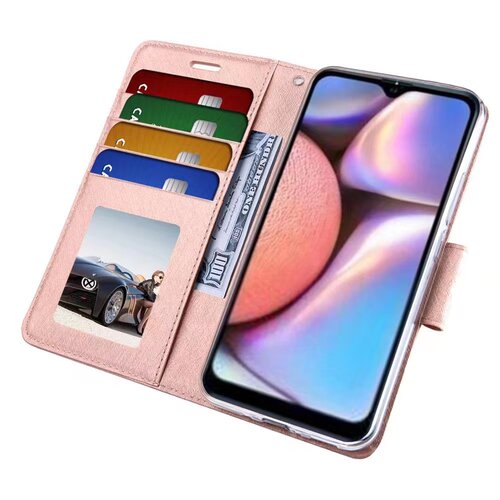 适用红米note12pro手机壳K60翻盖note11卡槽redmi10 10x钱包note9 9A折叠note8 7 K30 K40 13C K50零钱皮套 - 图0