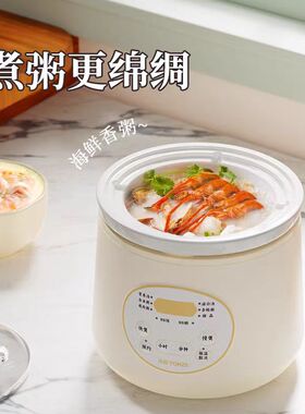 天际炖汤陶瓷快煮BB饭预约定时