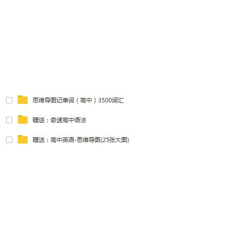 奇速英语思维导图速记高中初中小学词汇小故事单词速记视频文件