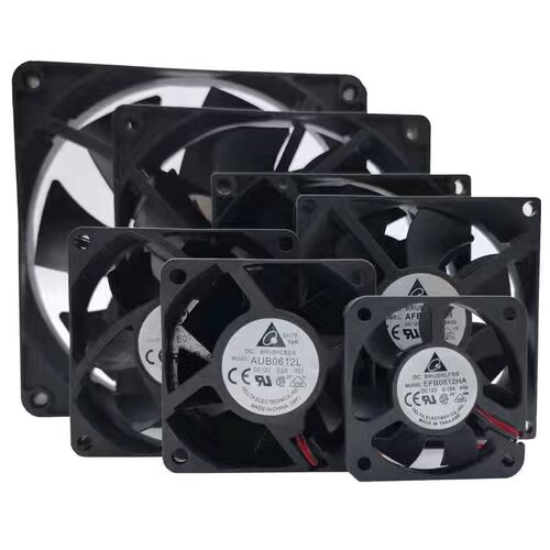 台达4 5 6 7 8 9 12cm厘米12V24V静音功放变频器机箱电源散热风扇 - 图1