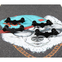 Long board skateboard integrated bridge stud long board anti-fall bridge stud skateboard anti-subsidence metal gasket integrated nail long board