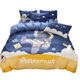 Category A 100% pure cotton four-piece set with pillow cartoon
