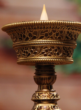 寺庙电子无烟佛前蜡烛酥油灯