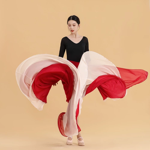 Джин Чен Бу гуа танцевальная юбка коктейль и взрывает тот же новый год на вечеринках, танцевальный сервис, арт -тест двойной, большие юбки, классический танец, классический танец