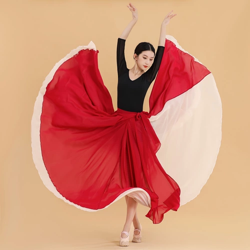 Джин Чен Бу гуа танцевальная юбка коктейль и взрывает тот же новый год на вечеринках, танцевальный сервис, арт -тест двойной, большие юбки, классический танец, классический танец