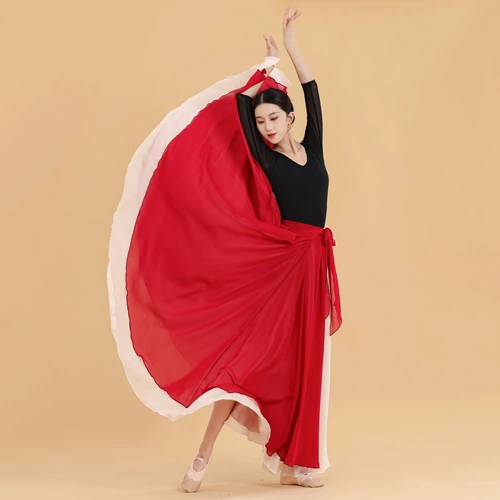 Джин Чен Бу гуа танцевальная юбка коктейль и взрывает тот же новый год на вечеринках, танцевальный сервис, арт -тест двойной, большие юбки, классический танец, классический танец