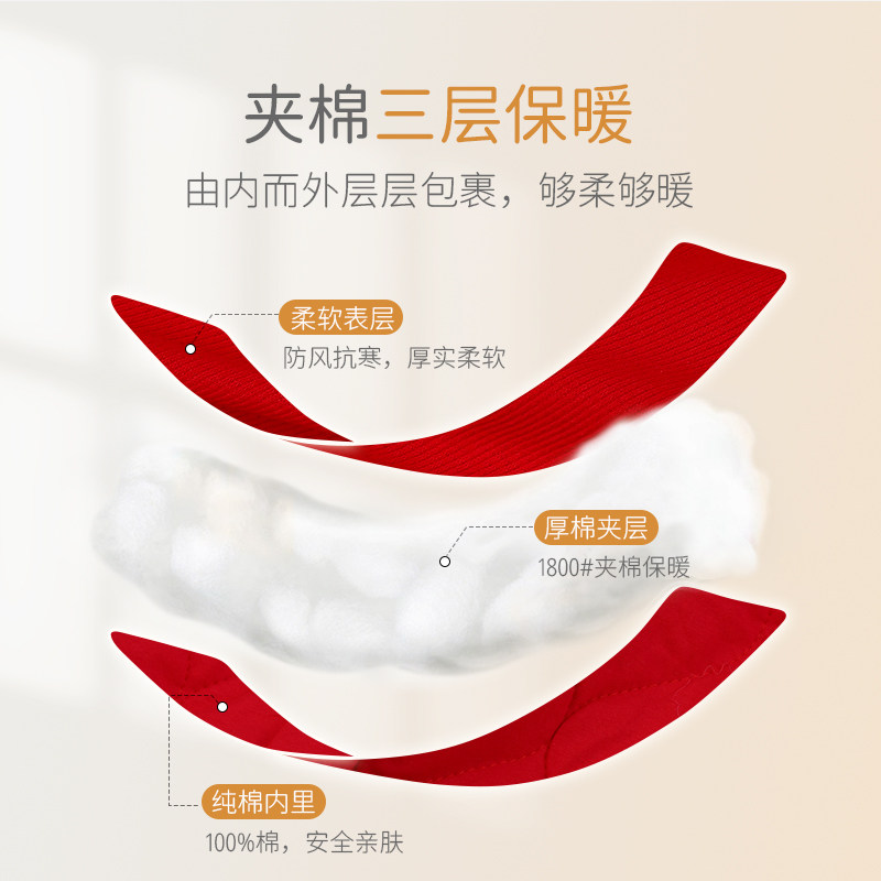 小丹佛尔婴儿夹棉裤子秋冬季保暖宝宝超萌大pp裤儿童红色年服长裤,淘宝优惠券,粉丝福利购,淘宝优惠卷