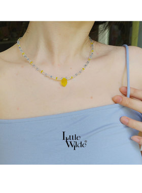 LW法式浪漫小柠檬串珠项链