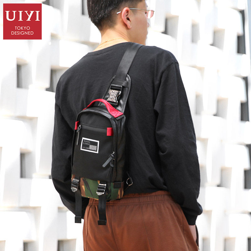 佑一良品日本潮牌男士胸包单肩包 佑一良品箱包男士包袋