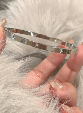 银色高级感手链女新款小众