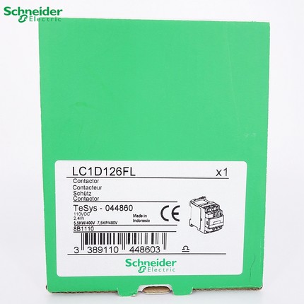 正品施耐德 直流接触器 电梯专用 LC1D126FL DC110V LC1-D126FL - 图2