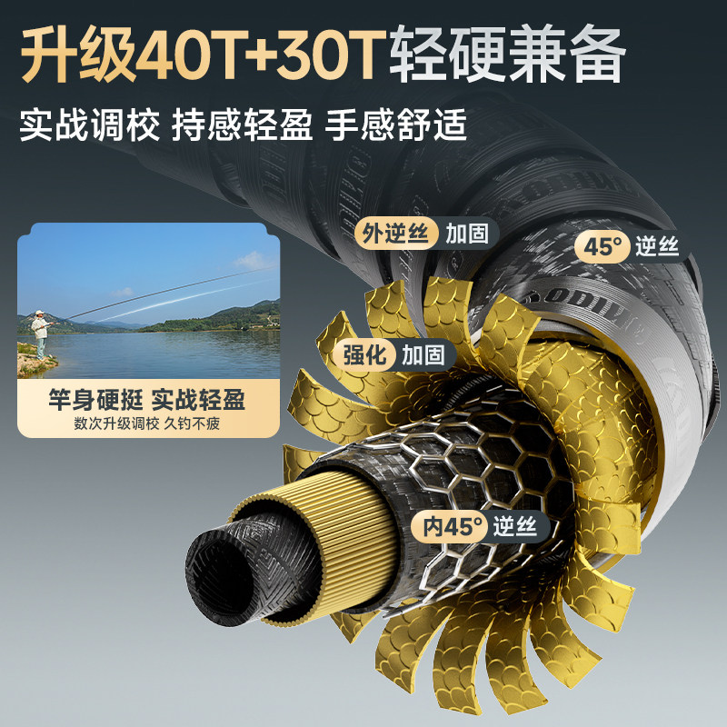 沃鼎潜龙在渊炮竿传统钓长杆超轻硬钓鱼竿手竿12米炮竿草洞打窝杆,淘宝优惠券,粉丝福利购,淘宝优惠卷