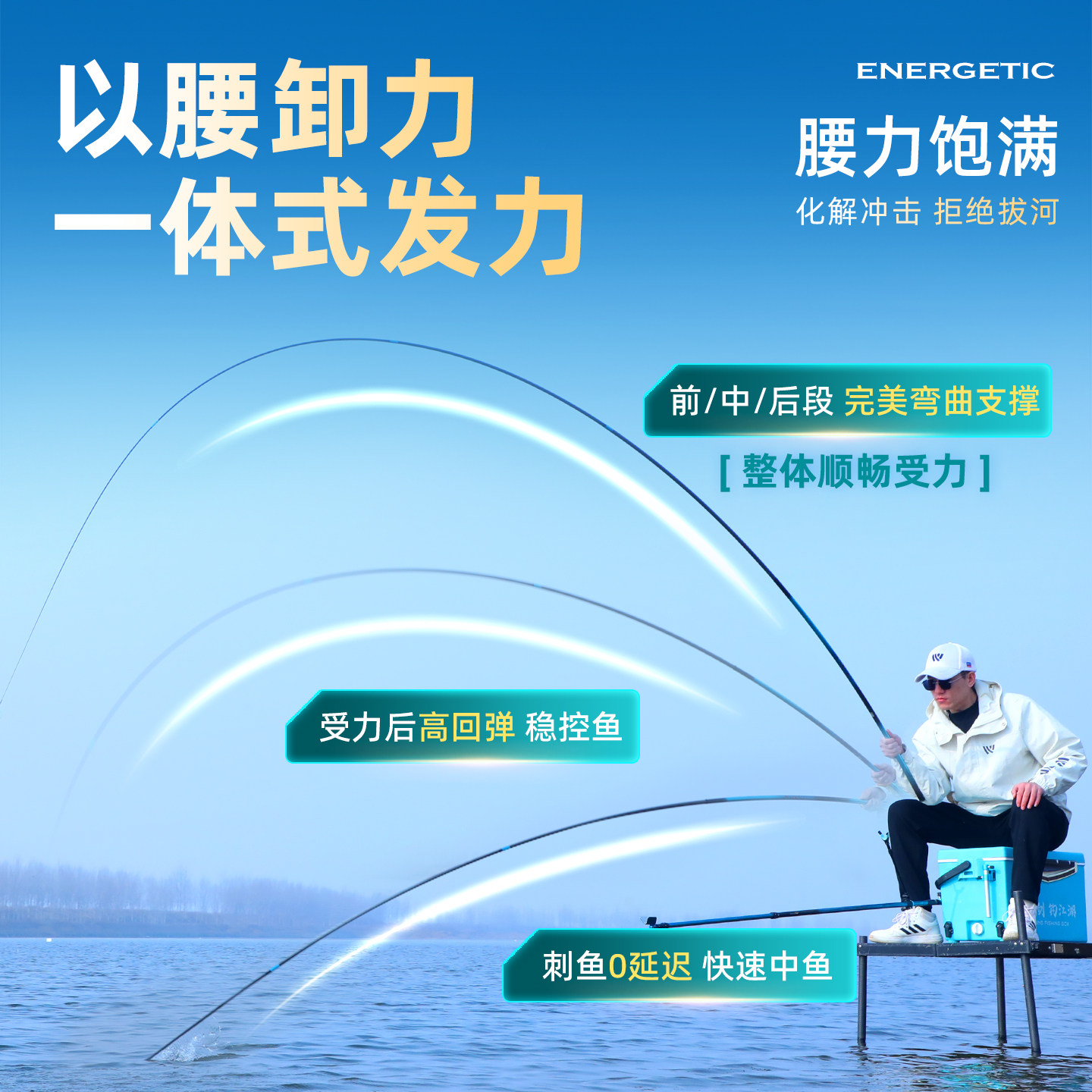 沃鼎王者神剑四代鱼竿手杆超轻硬钓鱼竿轻量大物台钓鲫鱼综合手竿